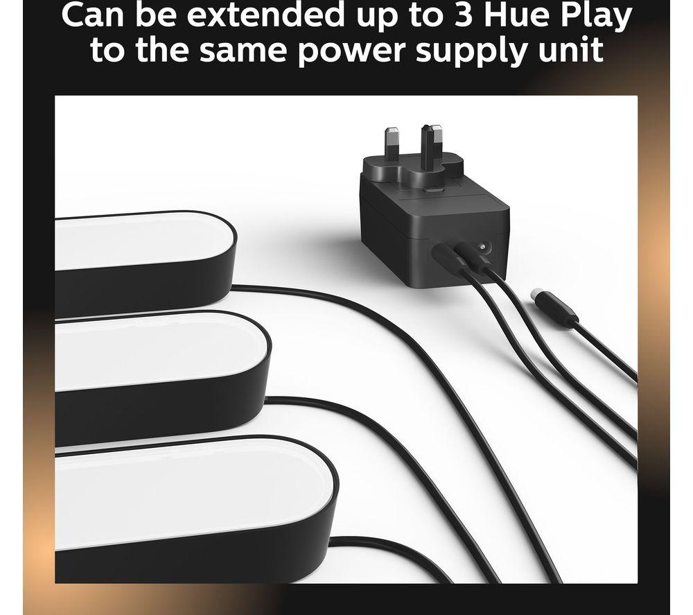 PHILIPS HUE Play White & Colour Ambiance Smart Light Bar - Black, Twin Pack image number 9 of 13