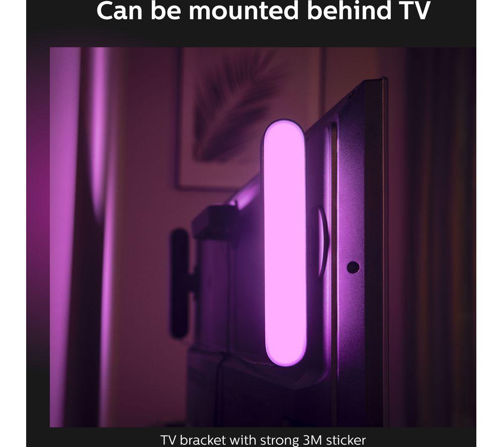 PHILIPS HUE Play White & Colour Ambiance Smart Light Bar - Black, Twin Pack image number 12 of 13