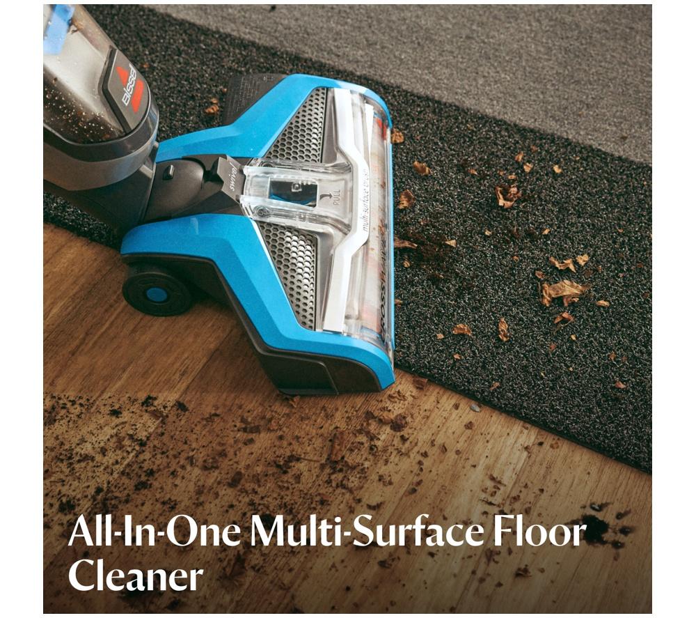 BISSELL CrossWave Upright Hard Floor Vacuum Cleaner - Titanium & Blue image number 3 of 12
