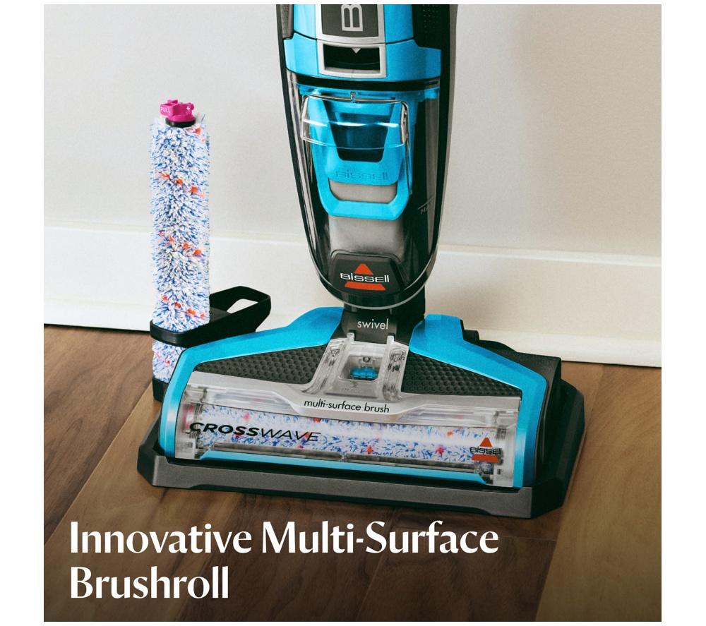 BISSELL CrossWave Upright Hard Floor Vacuum Cleaner - Titanium & Blue image number 5 of 12