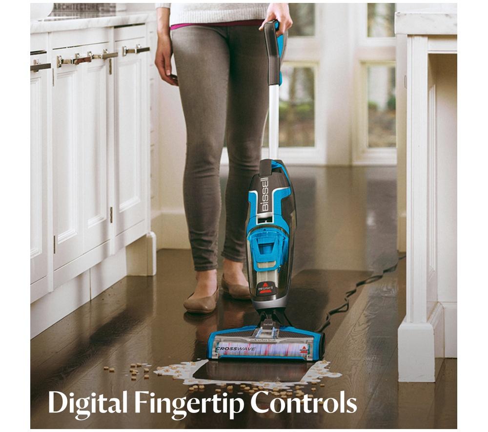 BISSELL CrossWave Upright Hard Floor Vacuum Cleaner - Titanium & Blue image number 6 of 12