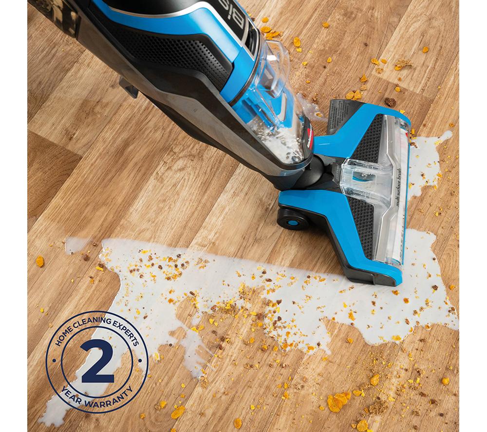 BISSELL CrossWave Upright Hard Floor Vacuum Cleaner - Titanium & Blue image number 7 of 12