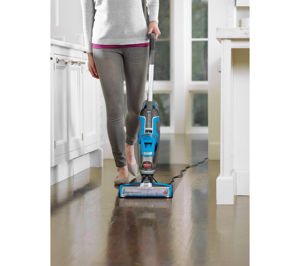 BISSELL CrossWave Upright Hard Floor Vacuum Cleaner - Titanium & Blue image number 8 of 12