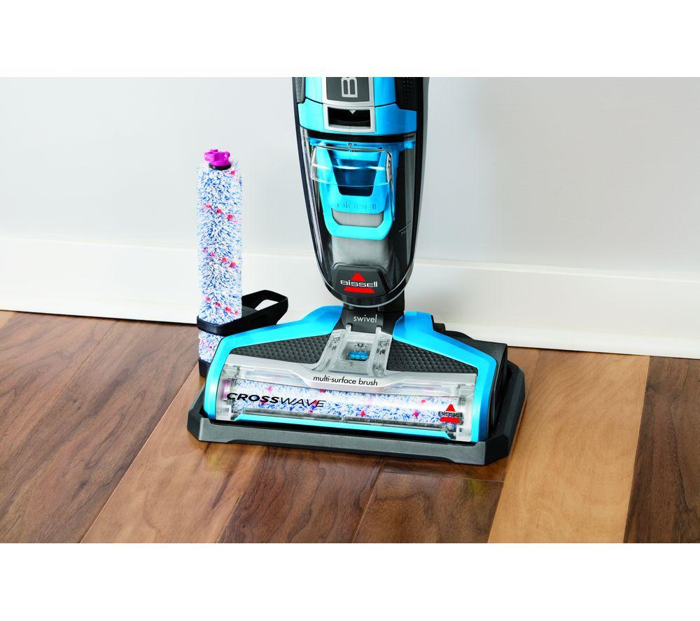 BISSELL CrossWave Upright Hard Floor Vacuum Cleaner - Titanium & Blue image number 12 of 12
