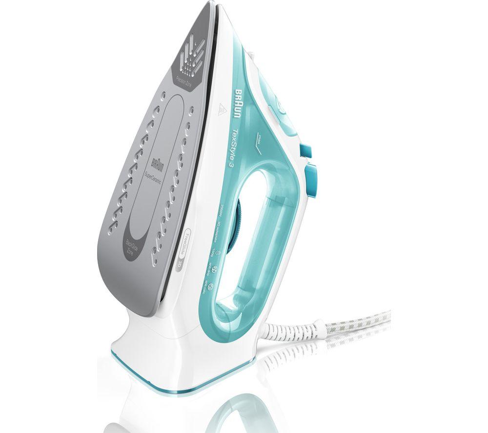 BRAUN TexStyle 3 SI3041.GR Steam Iron - Green image number 3 of 5