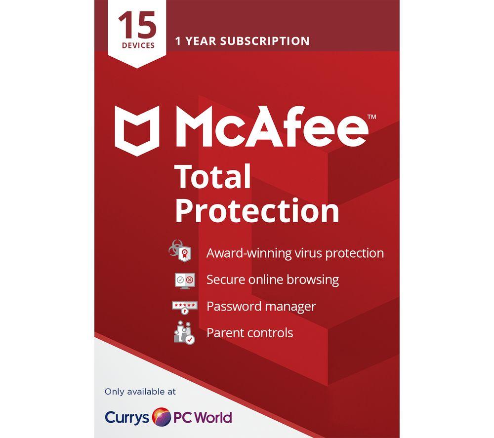 Image of MCAFEE Total Protection - 1 year for 15 devices