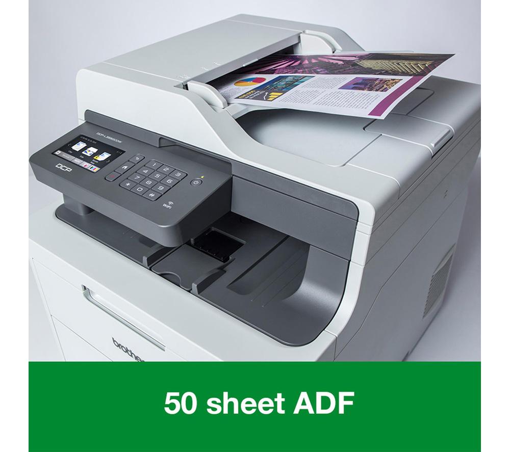 Buy BROTHER DCPL3550CDW AllinOne Wireless Laser Colour Printer Currys