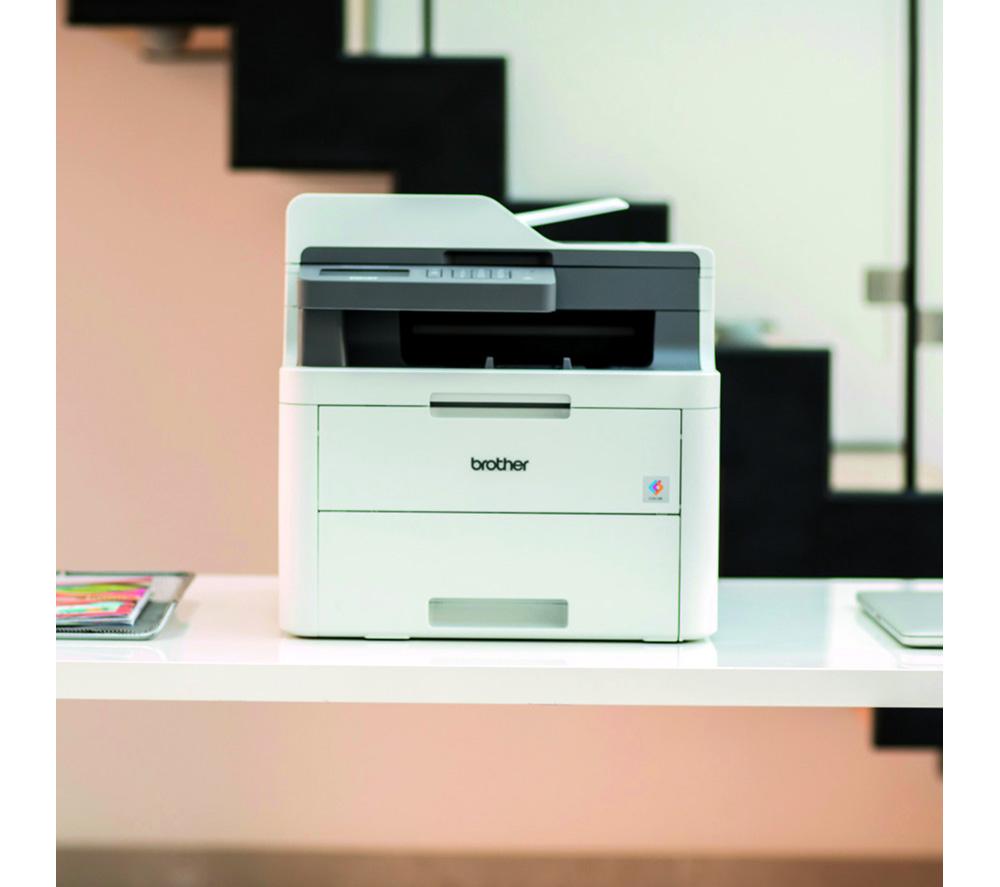 Buy BROTHER DCPL3550CDW AllinOne Wireless Laser Colour Printer Currys
