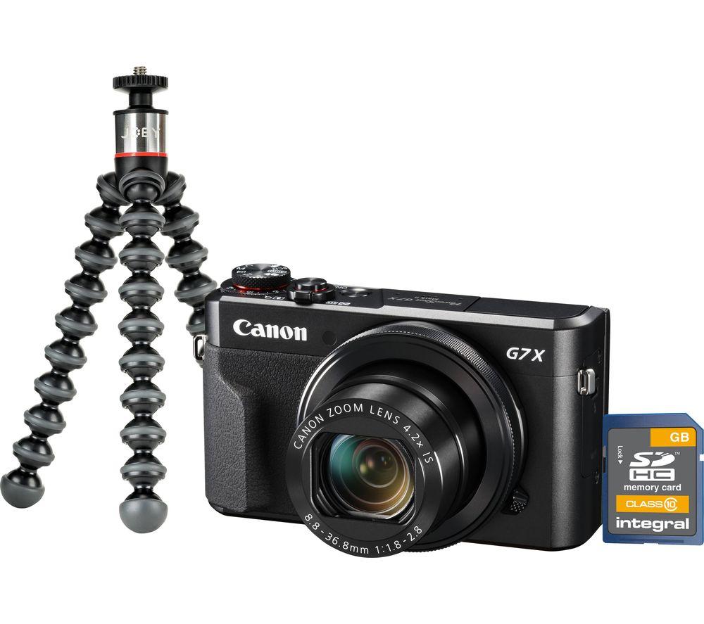 Buy CANON PowerShot G7 X MK II Compact Camera Vlogging Kit Currys