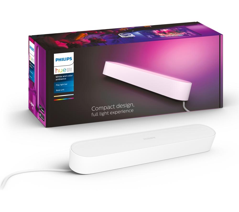 Buy PHILIPS HUE Play White  Colour Ambiance Smart Light Bar White  Currys
