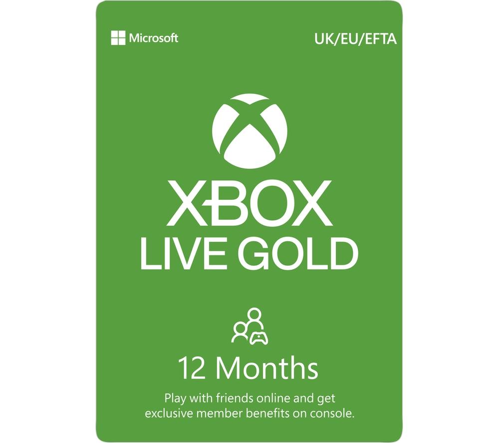 Image of XBOX DIGITAL Xbox Live Gold Membership 12 Month Subscription