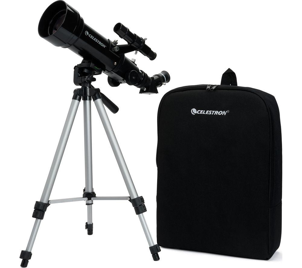 Buy CELESTRON Travelscope 21035CGL Refractor Telescope Black Currys