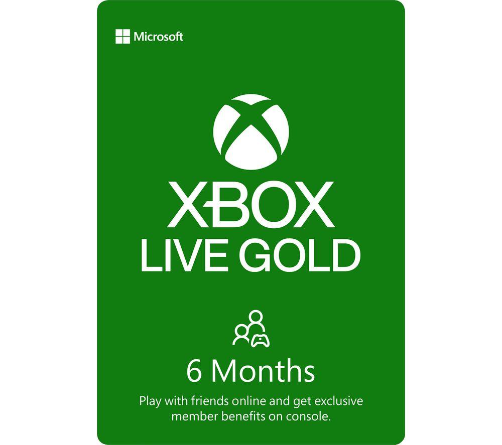 Image of XBOX DIGITAL Xbox Live Gold Membership 6 Month Subscription