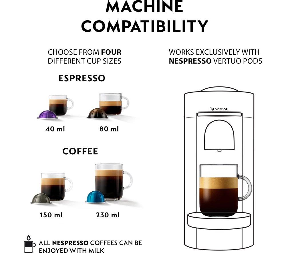 Buy NESPRESSO by Magimix Vertuo Plus 11389 Pod Coffee Machine Red