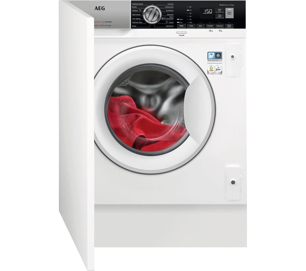AEG 7000 Series L7WE7631BI Integrated 7 kg Washer Dryer review 9.4 / 10