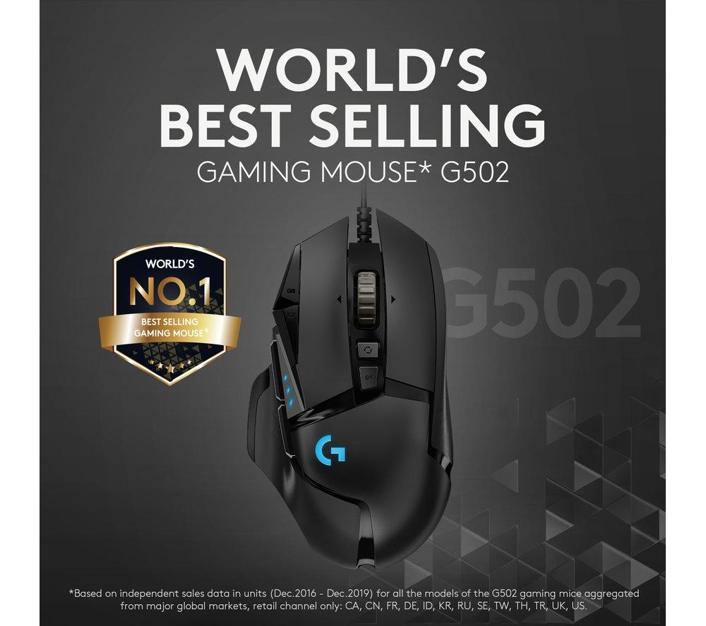 Logitech G502 Hero K/DA 25600 DPI Gaming Mouse White