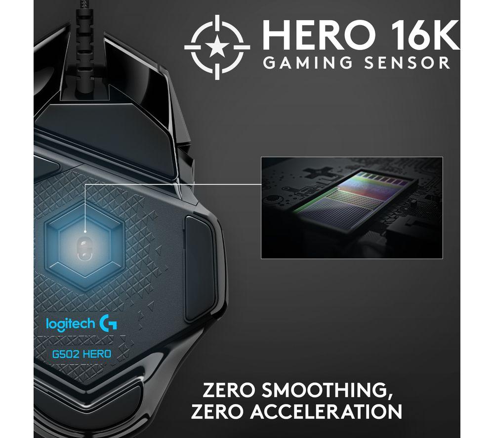 LOGITECH G502 Hero Optical Gaming Mouse image number 19 of 28
