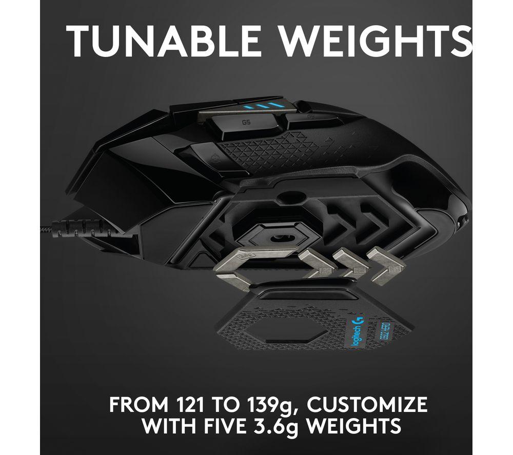 LOGITECH G502 Hero Optical Gaming Mouse image number 20 of 28