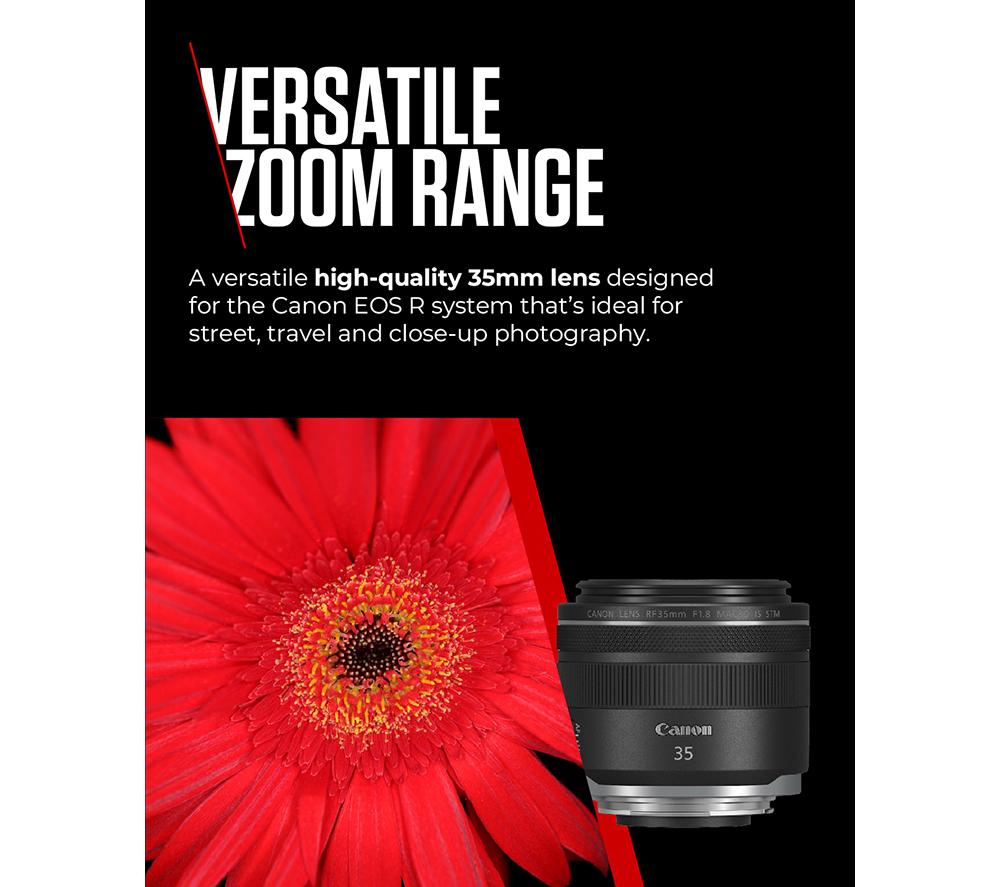 Buy CANON RF 35 mm f/1.8 IS STM Macro Lens | Currys