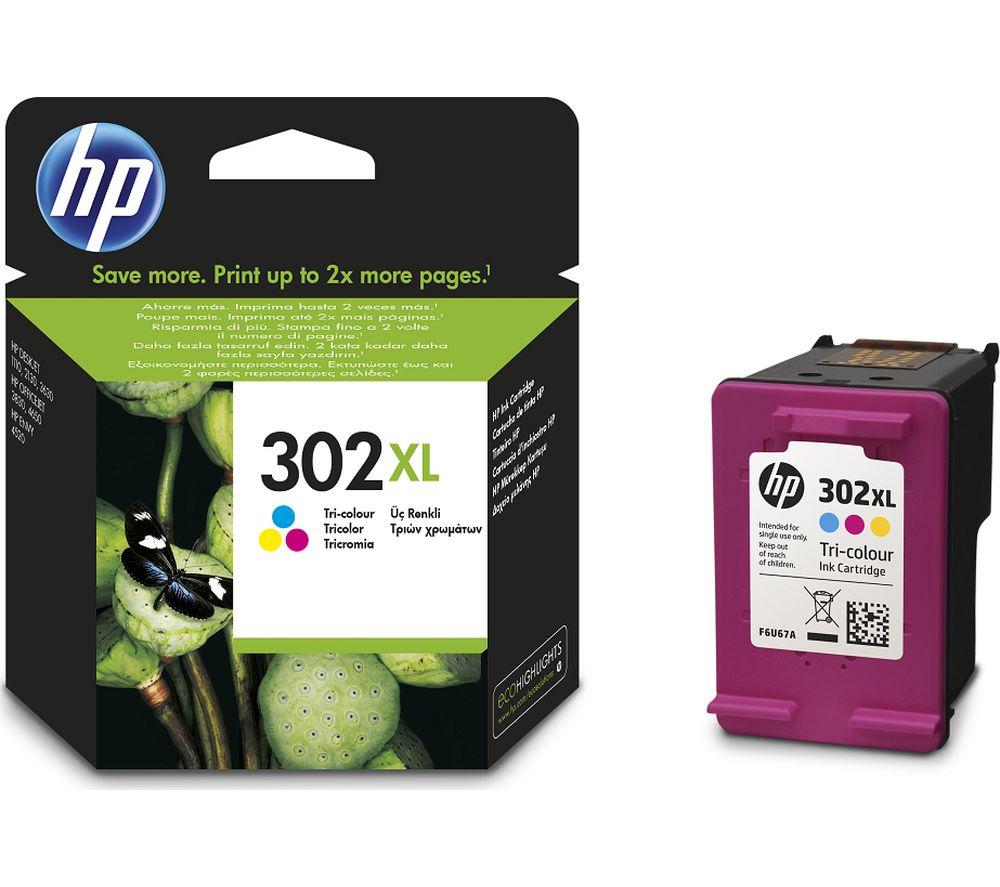 Image of HP 302XL Tri-colour Ink Cartridge