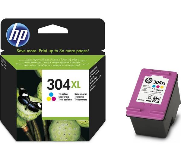HP 304XL Original Tri-colour Ink Cartridge image number 0