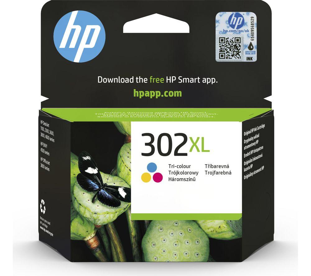 HP 302XL Original Tri-colour Ink Cartridge, Tri-colour