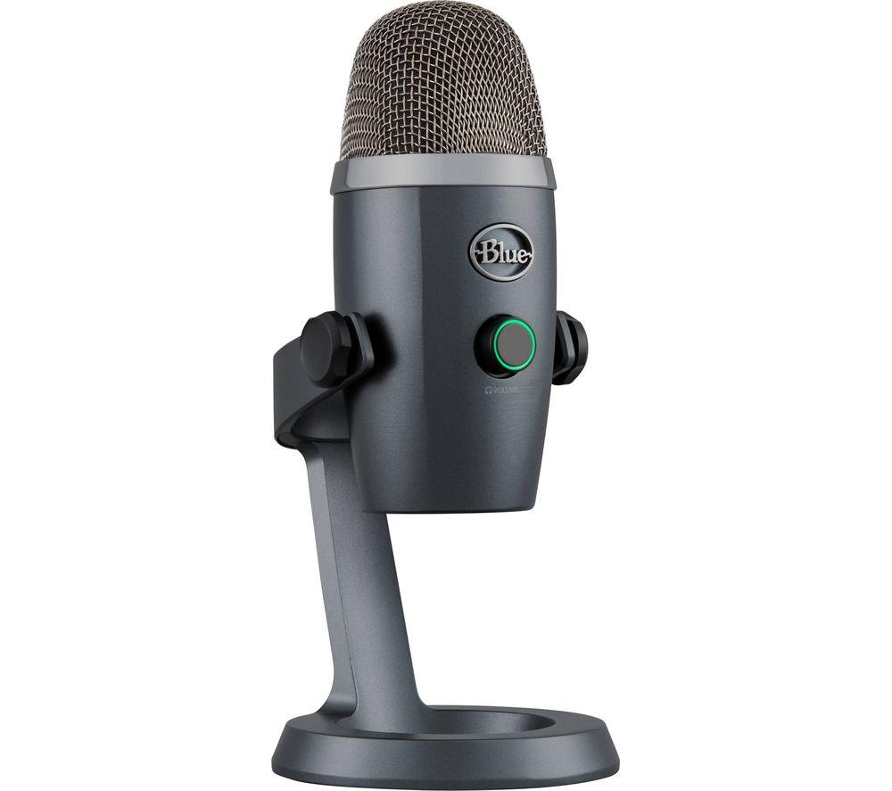 BLUE Yeti Nano USB Streaming Microphone - Grey, Silver/Grey