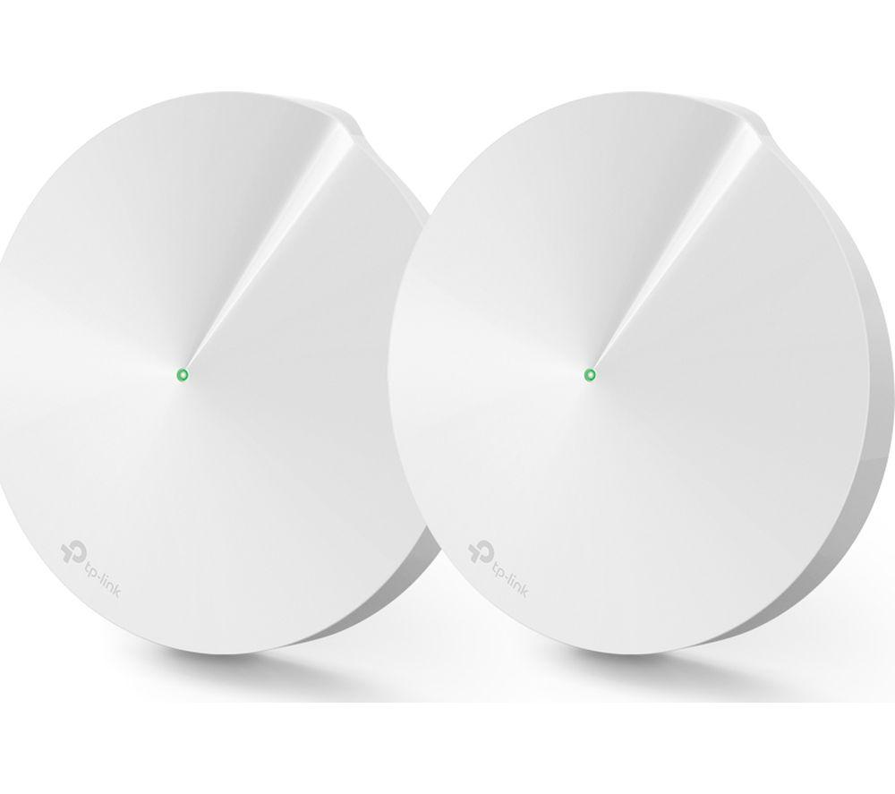 TP-Link Deco M9 Plus Whole Home Mesh Wi-Fi with Built-in Smart Home Hub, Up to 4500 sq ft Coverage, Works with Amazon Echo/Alexa, Wi-Fi Booster, Antivirus and Parental Controls, Pack of 2