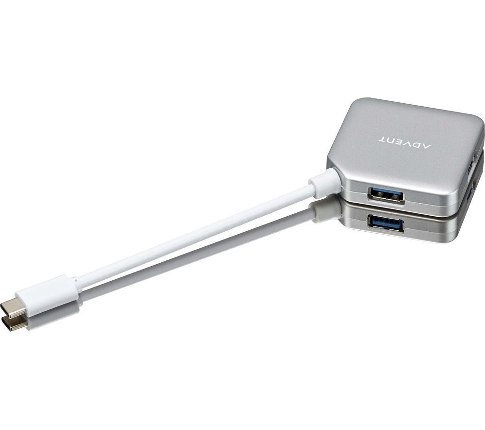 Image of ADVENT A4HUBC19 4-port USB Type-C Connection Hub