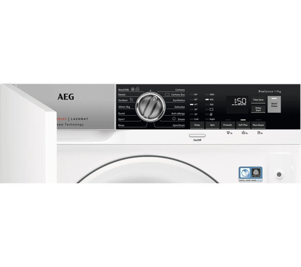 Buy AEG 7000 Series L7FE7261BI Integrated 7 Kg 1200 Spin Washing ...