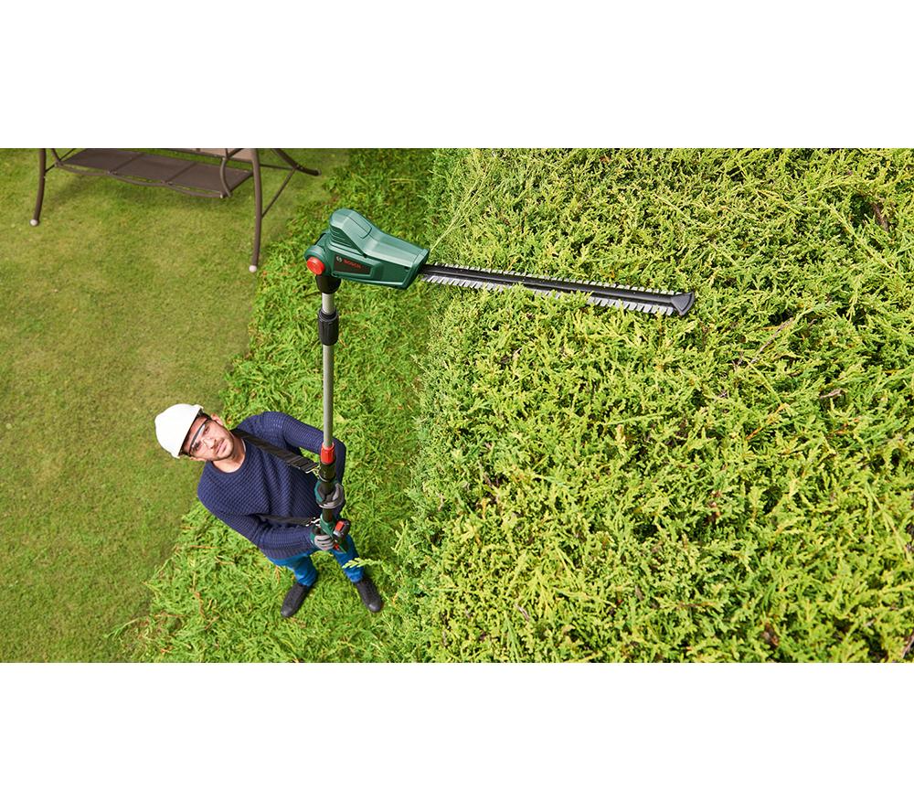 Bosch universalhedgepole 18v cordless deals telescopic pole hedge trimmer 430mm