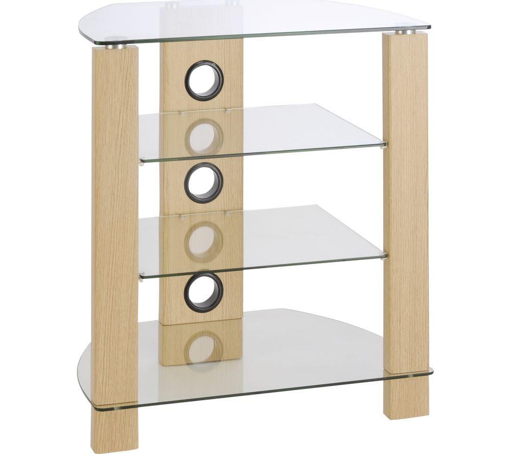 TTAP Vision 650 mm HiFi Stand - Light Oak image number 2 of 6