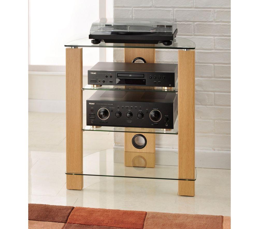 TTAP Vision 650 mm HiFi Stand - Light Oak image number 5 of 6