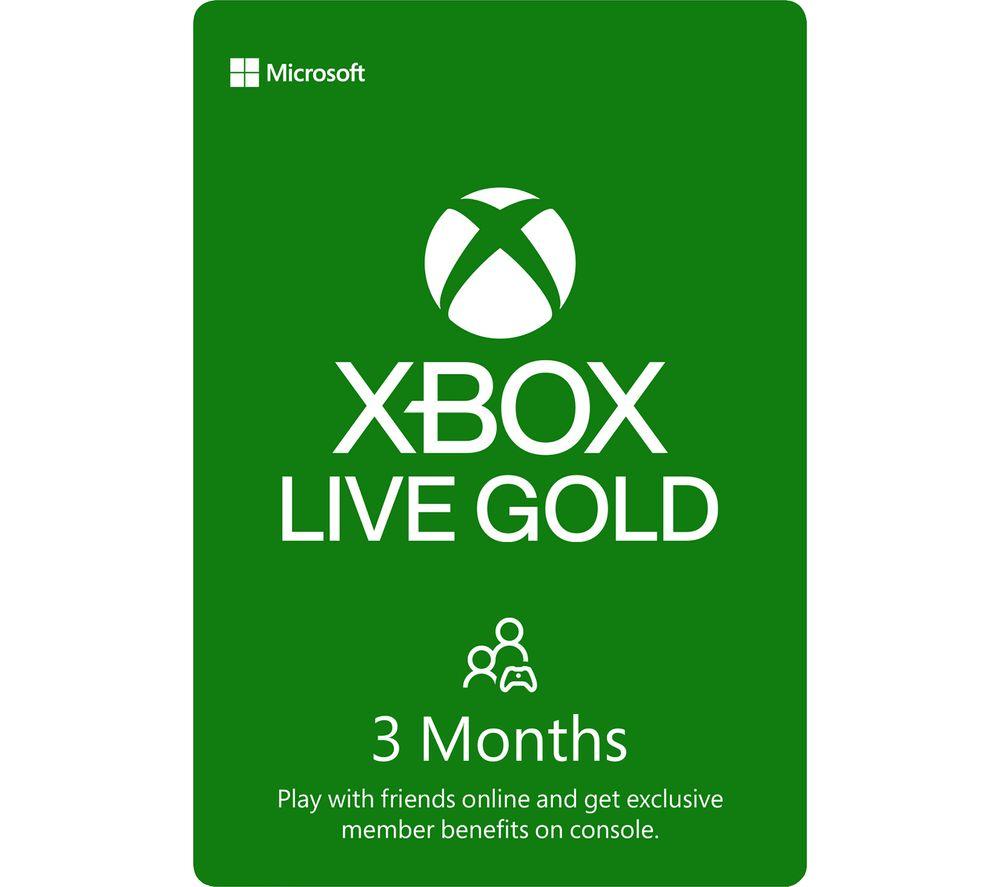 Image of XBOX DIGITAL Xbox LIVE Gold Membership 3 Month Subscription