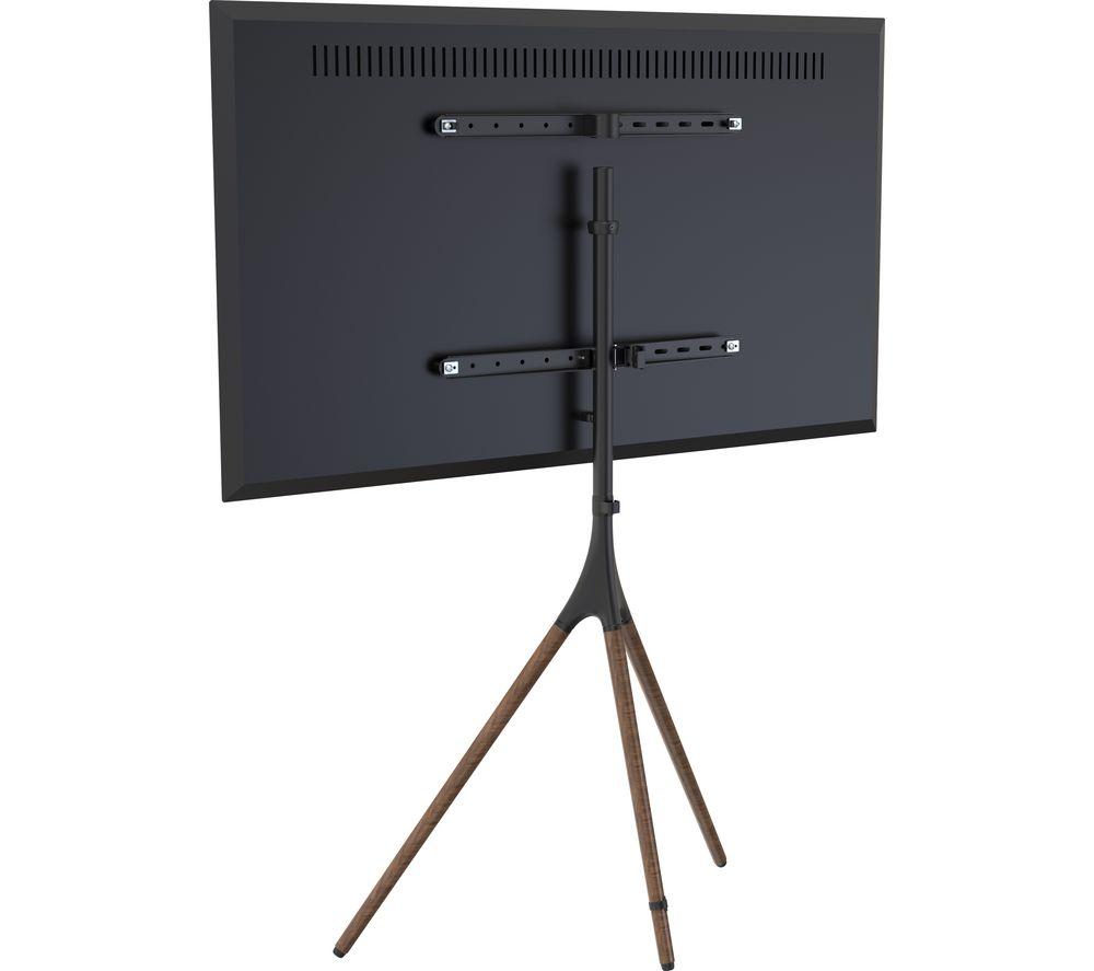 SANDSTROM Chevalet SCHEV19 880 mm TV stand with Bracket for 32-60" TVs - Black & Brown image number 4 of 7