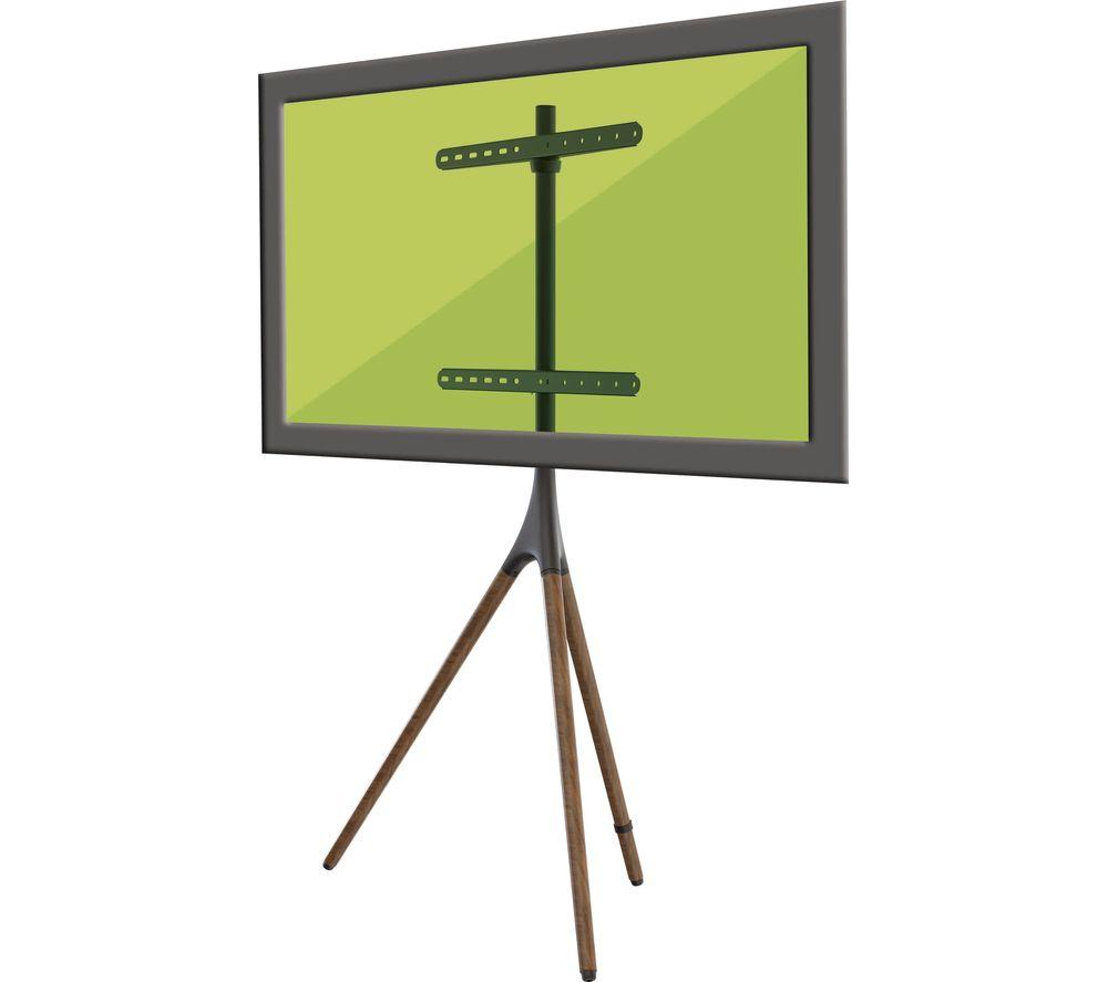 SANDSTROM Chevalet SCHEV19 880 mm TV stand with Bracket for 32-60" TVs - Black & Brown image number 7 of 7