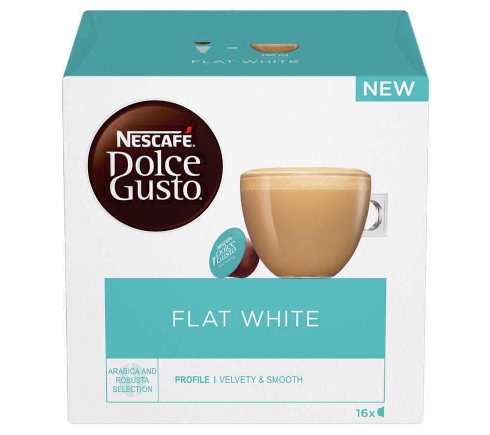NESCAFE Dolce Gusto Flat White Coffee Pods – Pack of 16