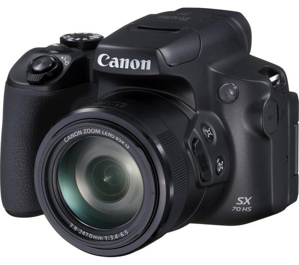 CANON PowerShot SX70 HS Bridge Camera - Black image number 0