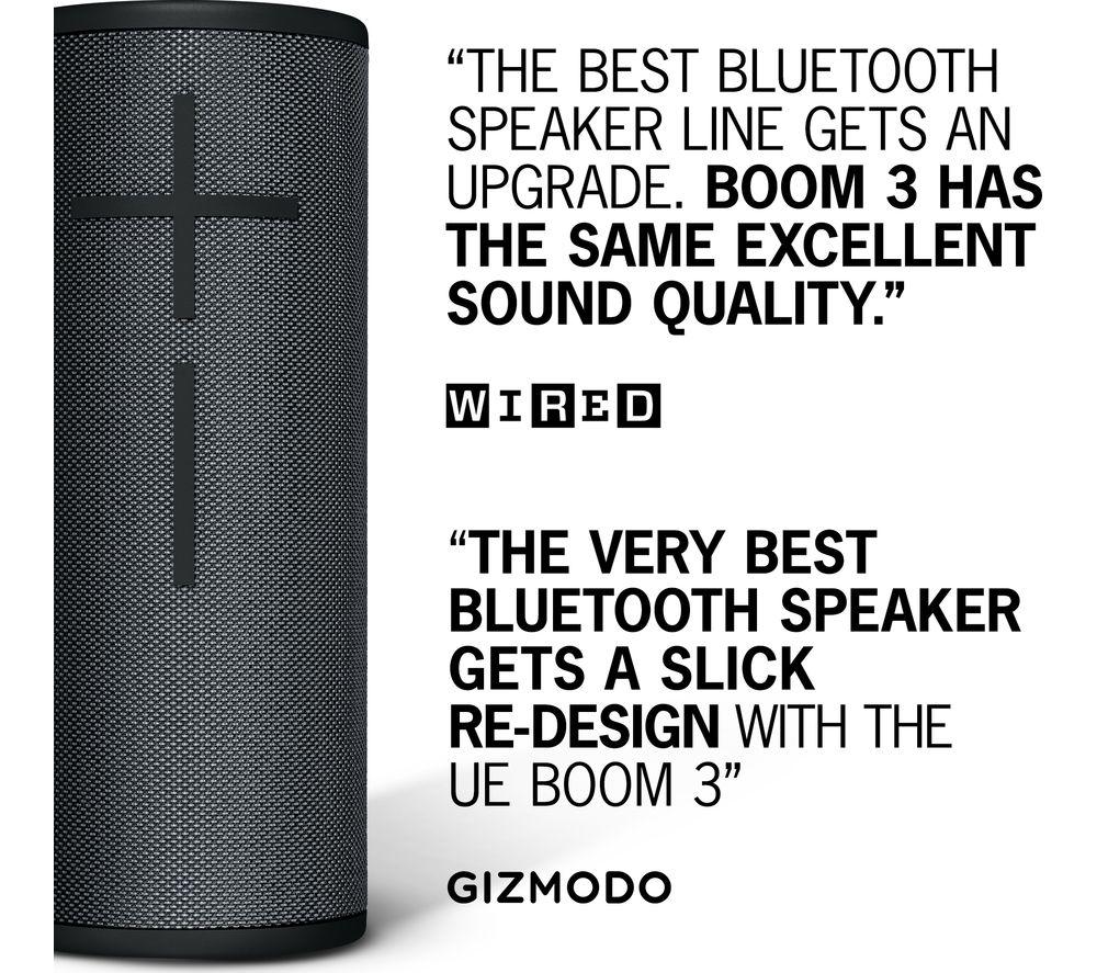  Ultimate Ears Boom Wireless Bluetooth Speaker - Black
