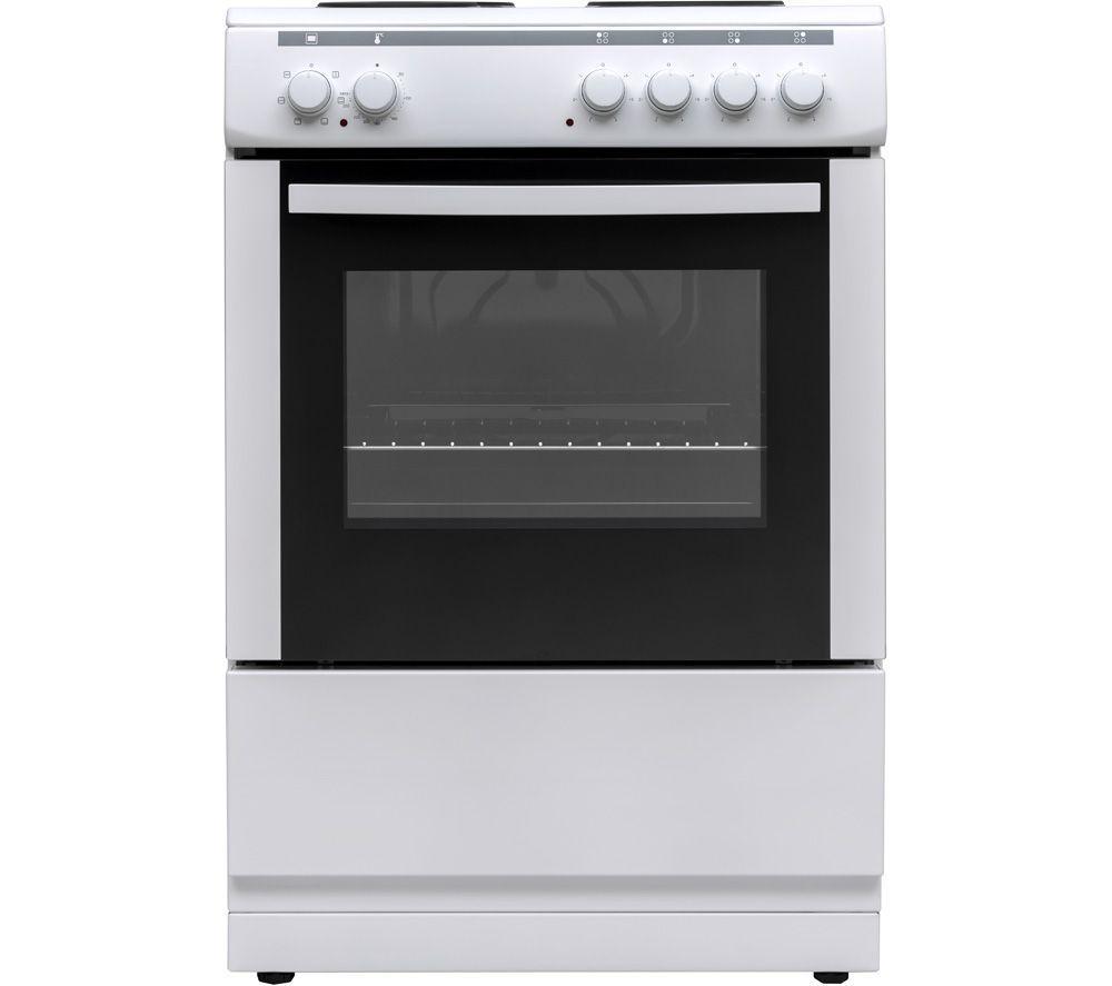 ESSENTIALS CFSG60W18 60 cm Gas Cooker - White, White