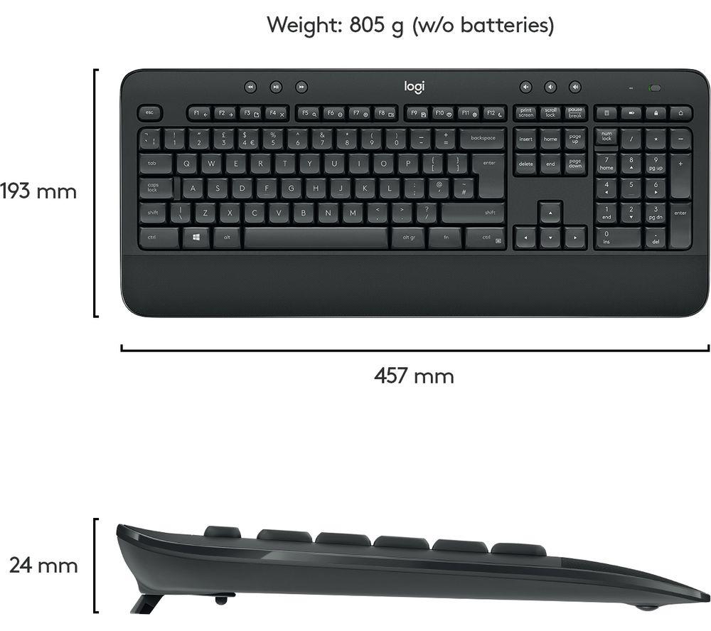 LOGITECH MK545 Wireless Keyboard & Mouse Set image number 12 of 12