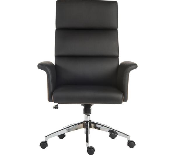 TEKNIK Elegance 6950BLK Leather-look Executive Chair - Black image number 1