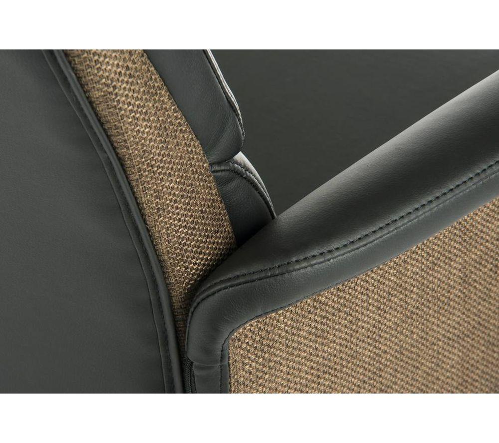 TEKNIK Elegance 6950BLK Leather-look Executive Chair - Black image number 4 of 4