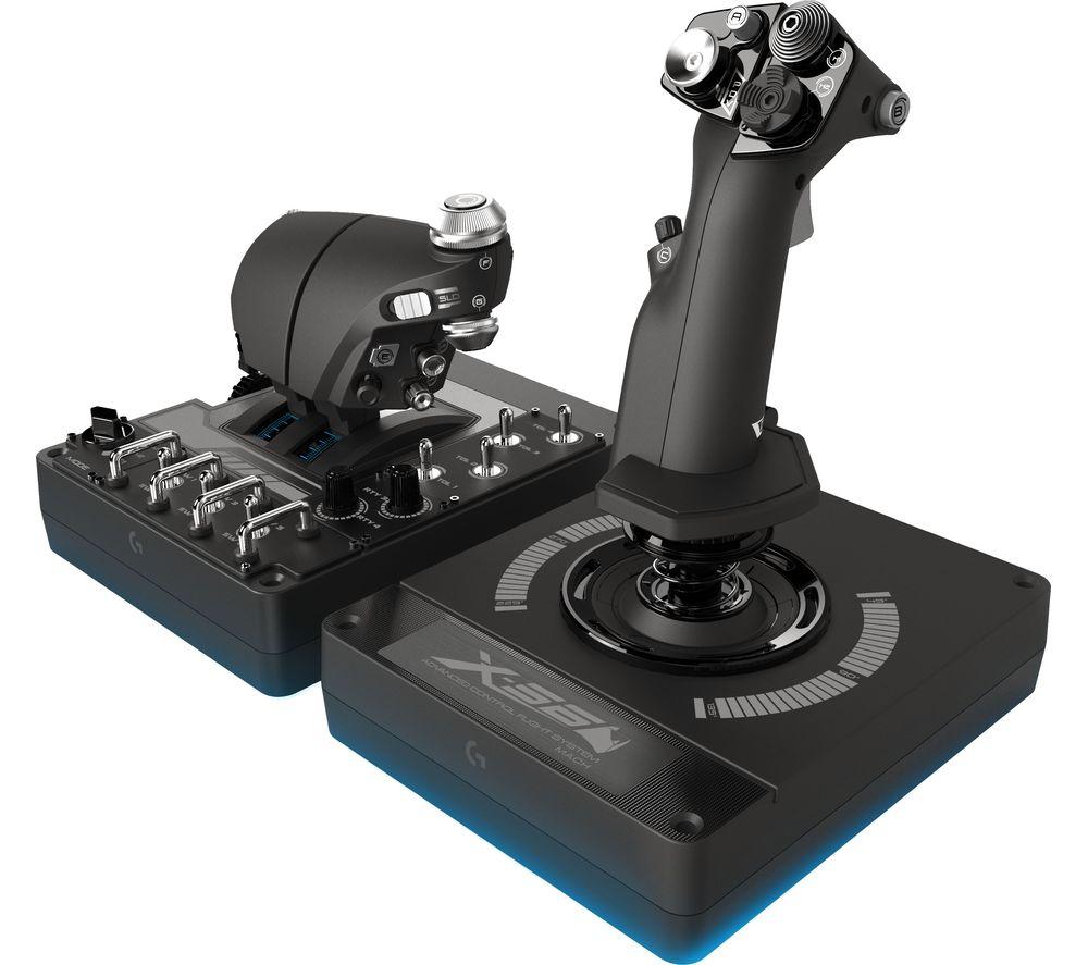 SAITEK G SAITEK Pro Flight X56 Rhino Joystick & Throttle - Black image number 4 of 6