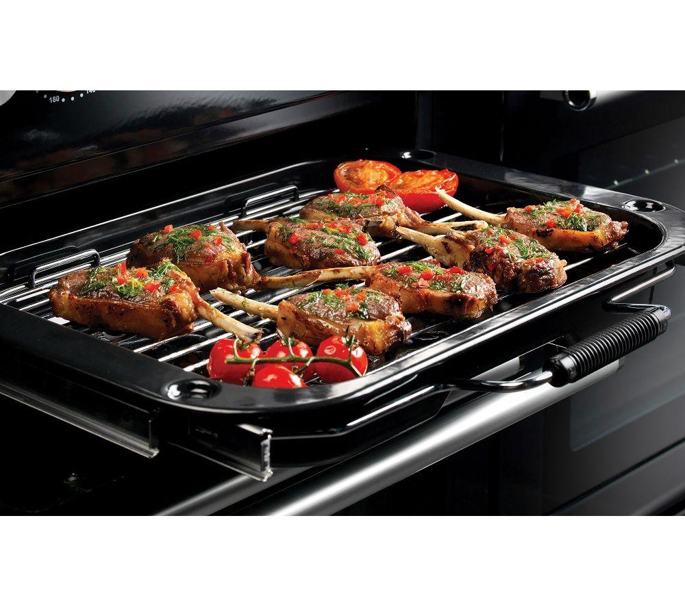 RANGEMASTER Classic Deluxe CDL100DFFCR/C 100 cm Dual Fuel Range Cooker - Cream & Chrome image number 3 of 7