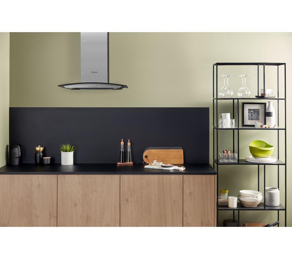 Hotpoint black deals cooker hood