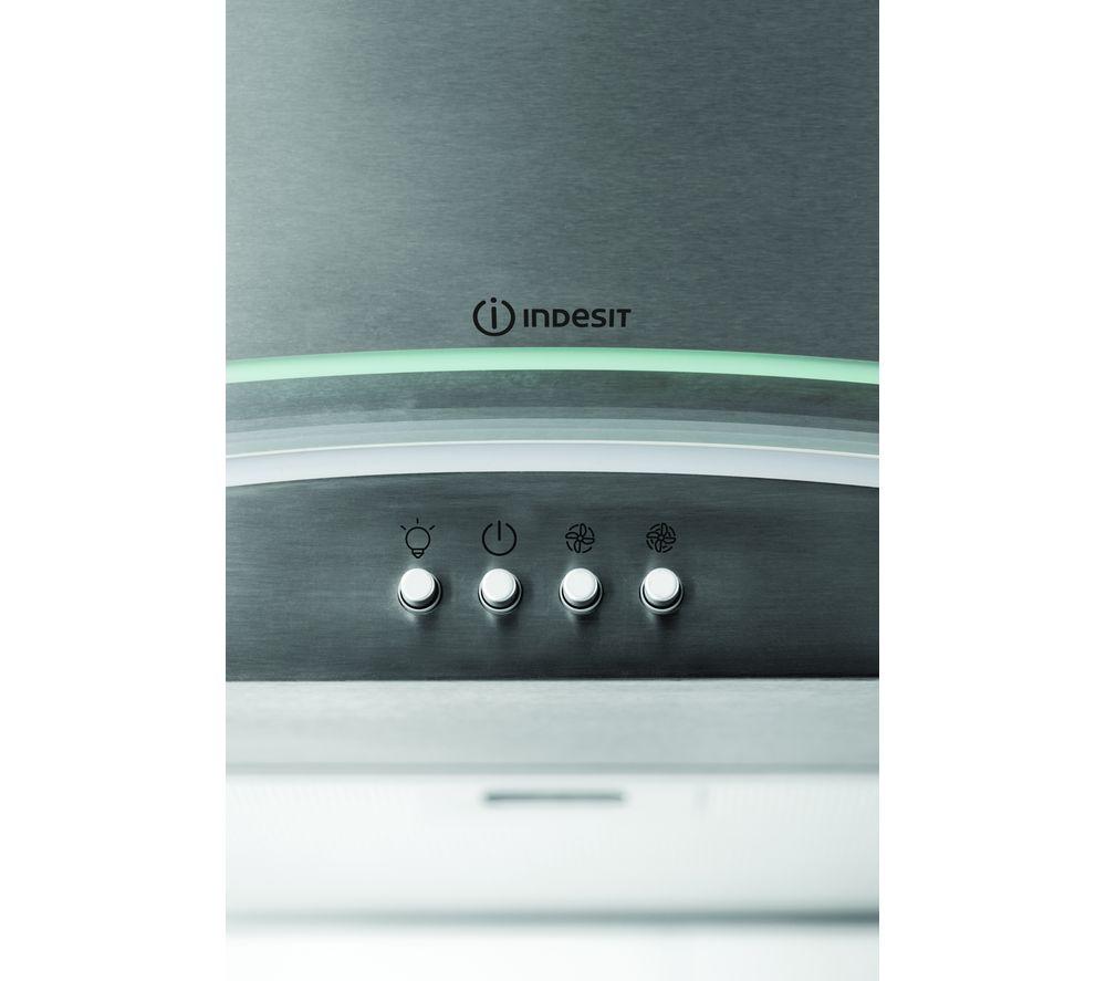 INDESIT IHGC 6.5 LM X Chimney Cooker Hood - Silver image number 2 of 7