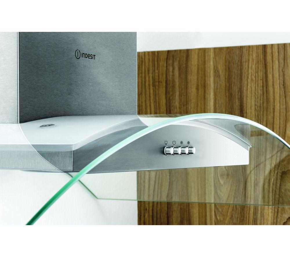 INDESIT IHGC 6.5 LM X Chimney Cooker Hood - Silver image number 3 of 7