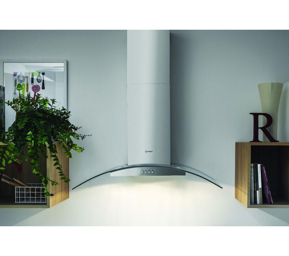 INDESIT IHGC 6.5 LM X Chimney Cooker Hood - Silver image number 5 of 7