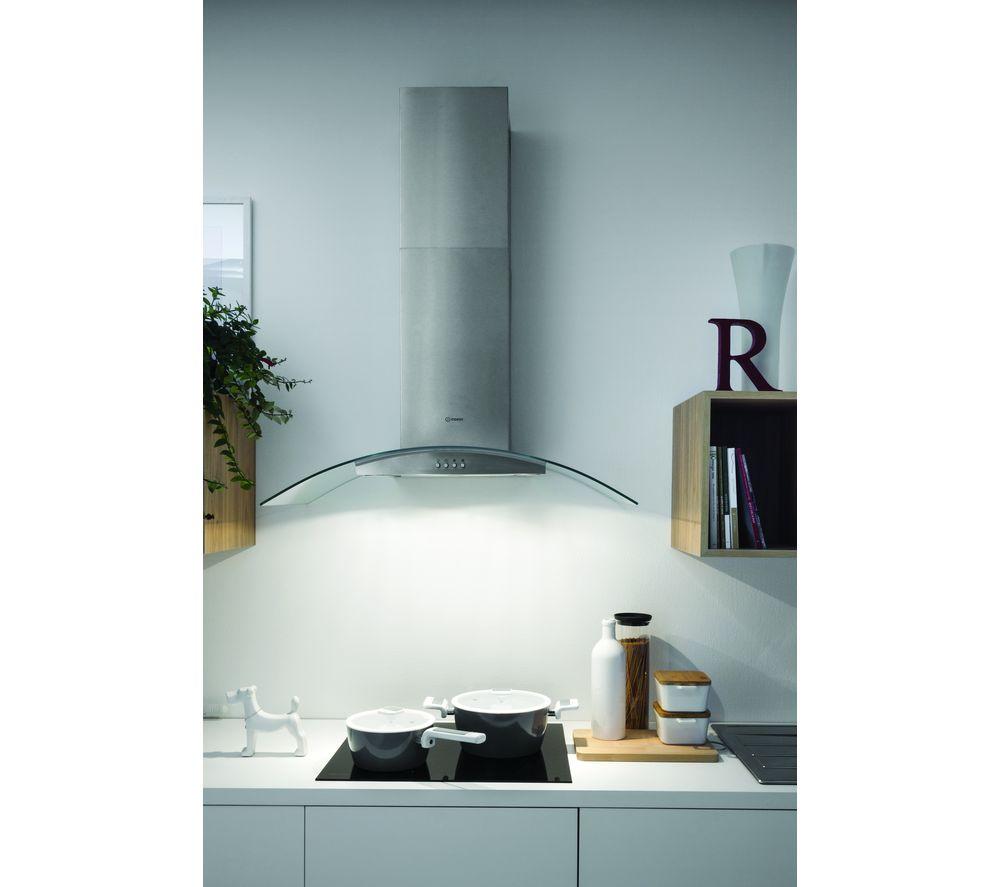 INDESIT IHGC 6.5 LM X Chimney Cooker Hood - Silver image number 6 of 7